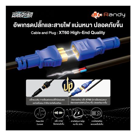 สปอตไลท์ SOLAR RANDY DW-BW 200 วัตต์ COOL WHITE สีเทา_12