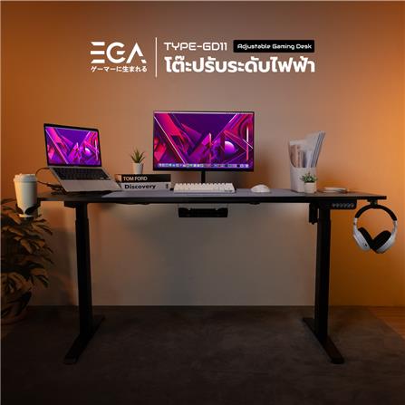 โต๊ะปรับระดับไฟฟ้า EGA GD11 160 ซม. สีดำ_3