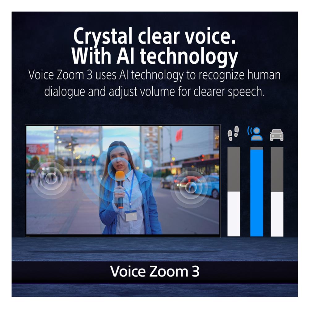 ทีวีมินิแอลอีดี 85 นิ้ว SONY (4K, MINI LED (QLED), GOOGLE TV) BRAVIA 5 K-85XR50