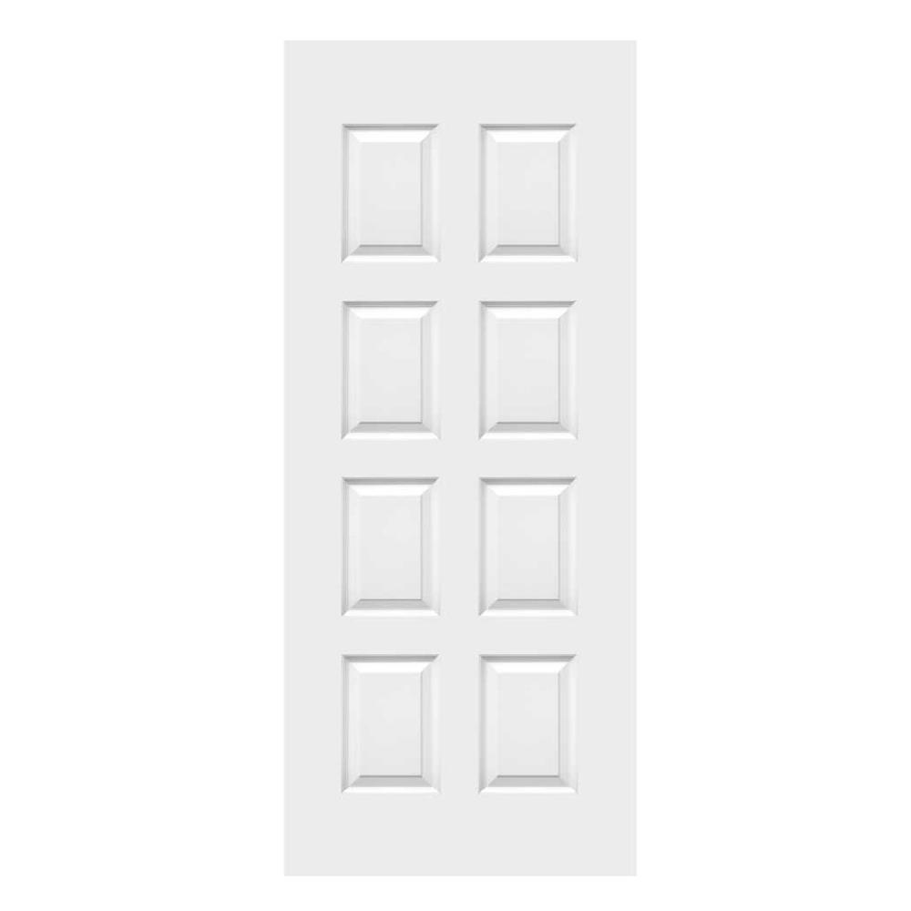 ประตูภายใน HDF ไม่เจาะลูกบิด METRO 801 พลอยไพลิน 80x200 ซม. สีรองพื้น