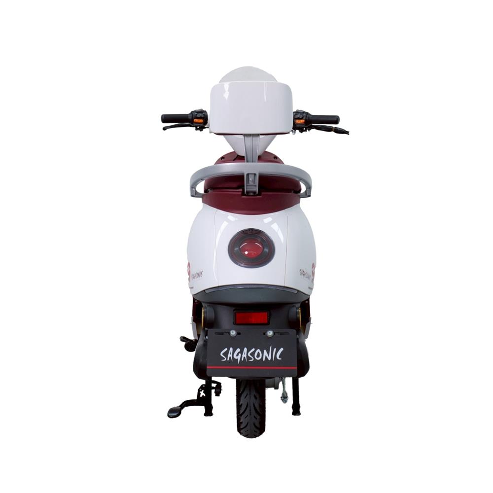 สกู๊ตเตอร์ไฟฟ้า SAGASONIC SOCUTE สีขาว