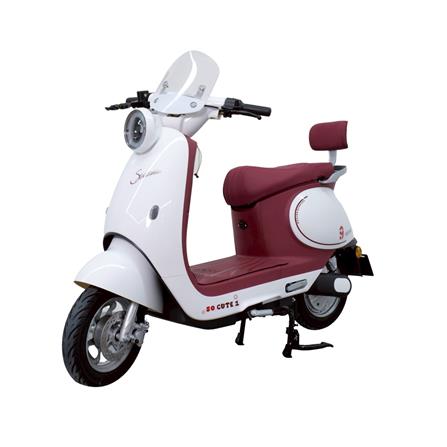 สกู๊ตเตอร์ไฟฟ้า SAGASONIC SOCUTE สีขาว_1