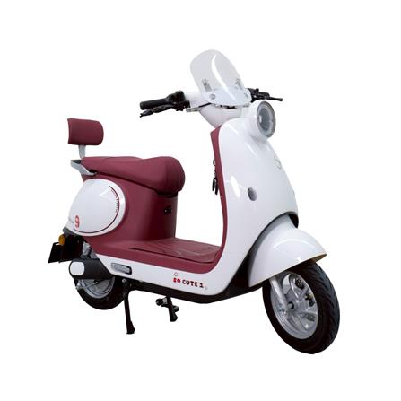 สกู๊ตเตอร์ไฟฟ้า SAGASONIC SOCUTE สีขาว_2