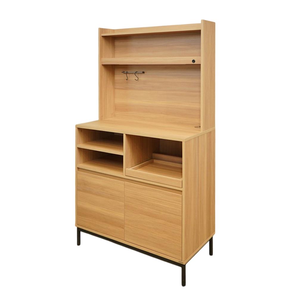 ตู้โชว์ HARV SIDAMO 90 ซม. สีไม้