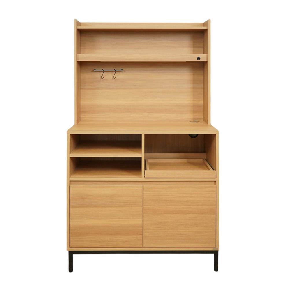 ตู้โชว์ HARV SIDAMO 90 ซม. สีไม้