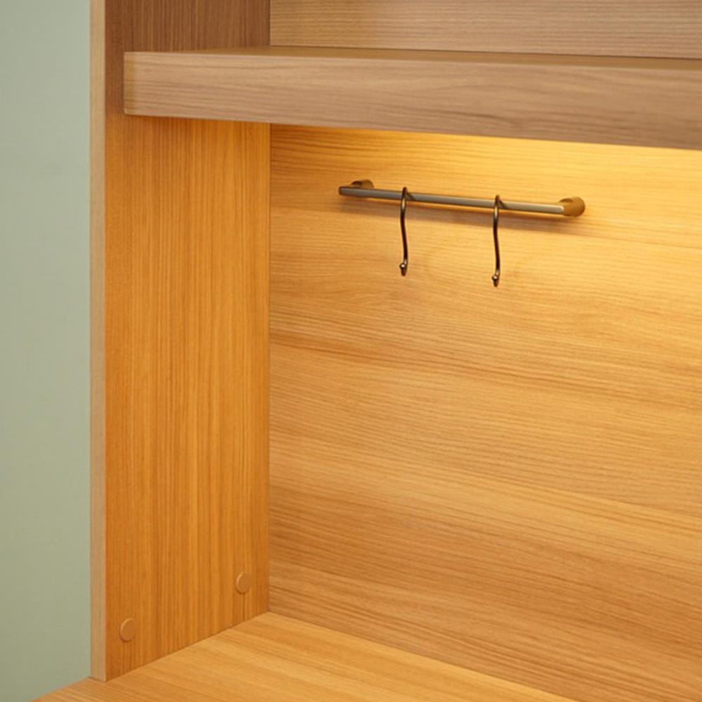 ตู้โชว์ HARV SIDAMO 90 ซม. สีไม้