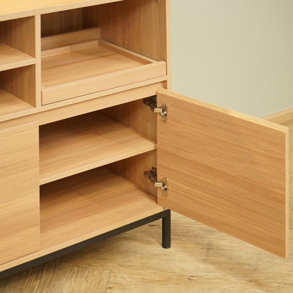 ตู้โชว์ HARV SIDAMO 90 ซม. สีไม้