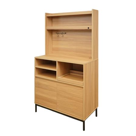 ตู้โชว์ HARV SIDAMO 90 ซม. สีไม้_0