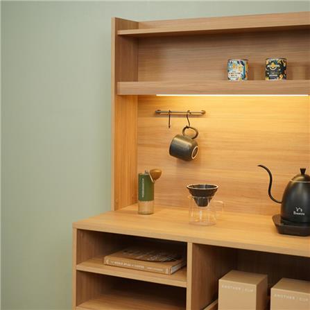 ตู้โชว์ HARV SIDAMO 90 ซม. สีไม้_4