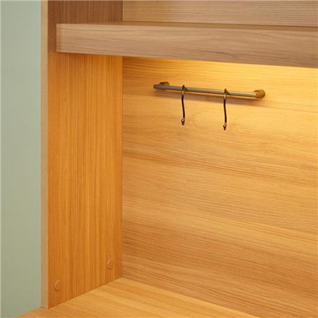 ตู้โชว์ HARV SIDAMO 90 ซม. สีไม้_5