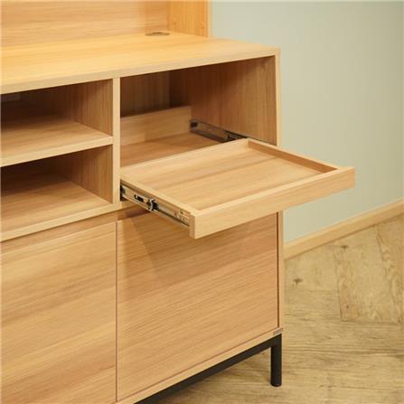 ตู้โชว์ HARV SIDAMO 90 ซม. สีไม้_7