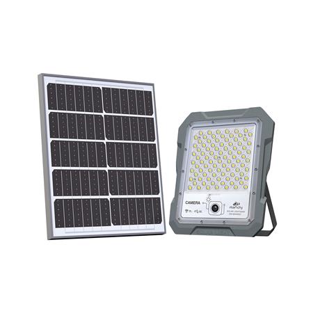 สปอตไลท์ SOLAR RANDY DW-BWC 400 วัตต์ COOL WHITE สีเทา พร้อมกล้อง CCTV_0