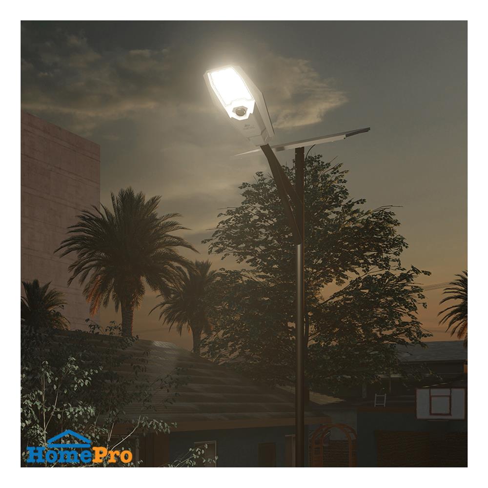 ไฟถนน SOLAR RANDY DW-XJ-904 400 วัตต์ DAYLIGHT สีเทา