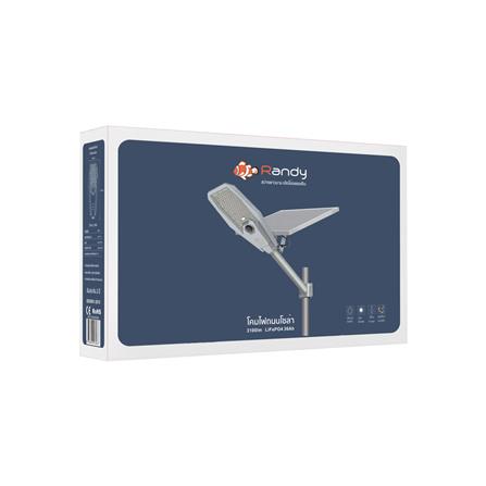 ไฟถนน SOLAR RANDY DW-XJ-904 400 วัตต์ DAYLIGHT สีเทา_5