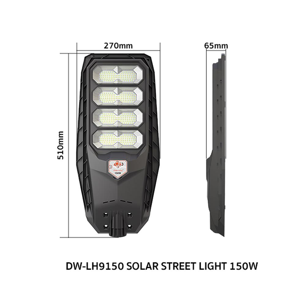 ไฟถนน SOLAR RANDY DW-LH9150 150 วัตต์ DAYLIGHT สีดำ