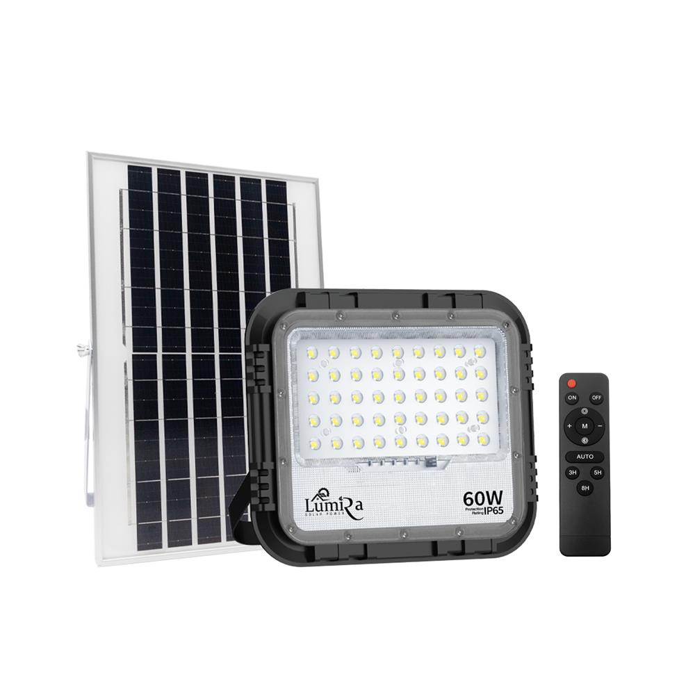 สปอตไลท์ SOLAR LUMIRA LSC-032 60 วัตต์ DAYLIGHT สีดำ