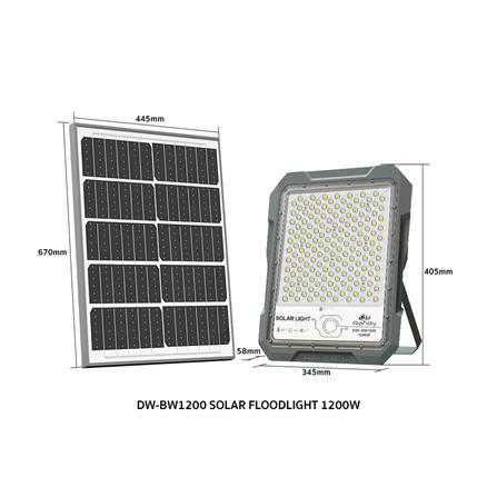 สปอตไลท์ SOLAR RANDY DW-BW 1,200 วัตต์ COOL WHITE สีเทา_14