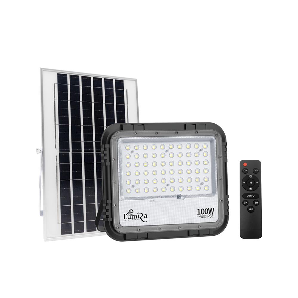 สปอตไลท์ SOLAR LUMIRA LSC-032 100 วัตต์ DAYLIGHT สีดำ