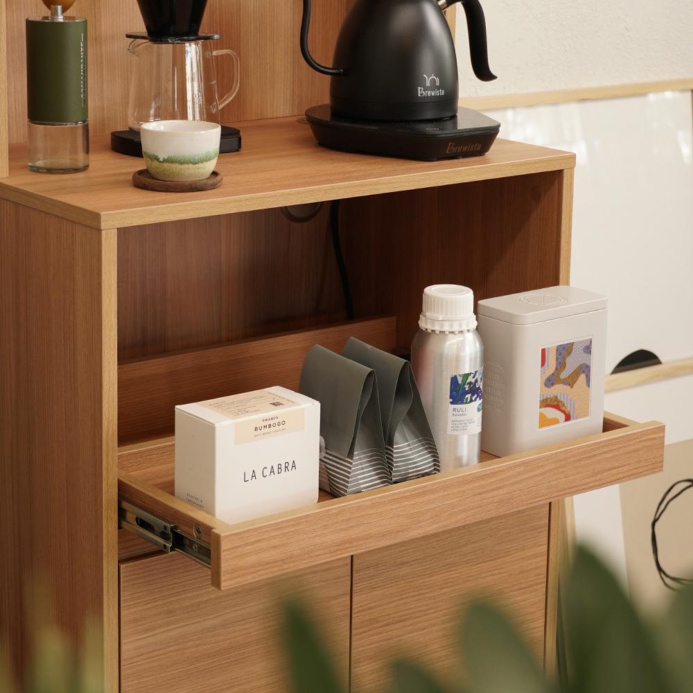 ตู้โชว์ HARV SIDAMO 60 ซม. สีไม้