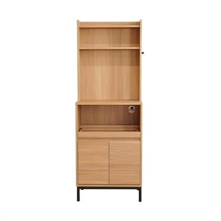 ตู้โชว์ HARV SIDAMO 60 ซม. สีไม้_0