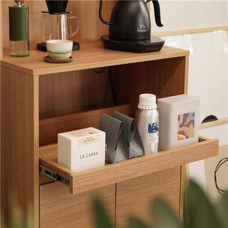 ตู้โชว์ HARV SIDAMO 60 ซม. สีไม้_6