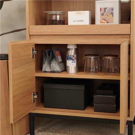 ตู้โชว์ HARV SIDAMO 60 ซม. สีไม้_7