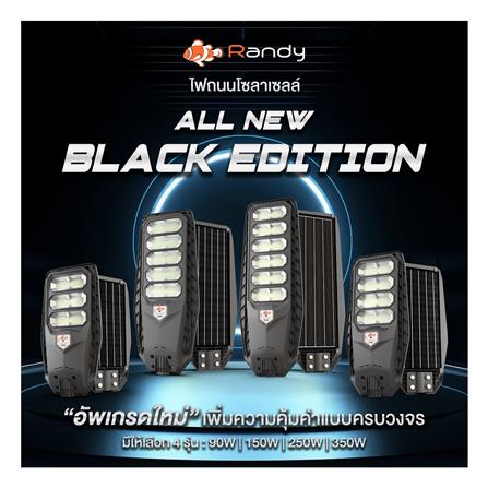 ไฟถนน SOLAR RANDY DW-LH9250 250 วัตต์ DAYLIGHT สีดำ_11