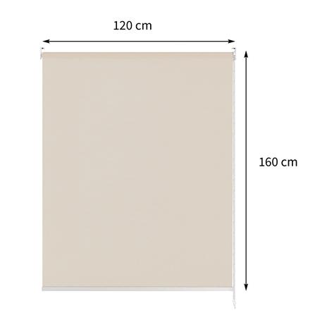 ผ้าม่านม้วน HOME LIVING STYLE SUNSCREEN SOLAR 120x160 ซม. สีครีม_6