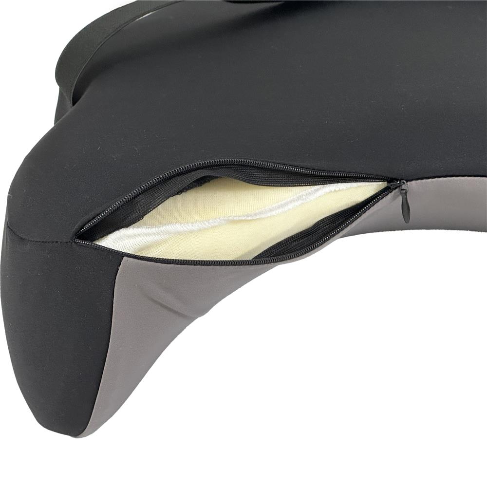 เบาะรองหลัง HOME LIVING STYLE FROST-H 16x16.5 นิ้ว สีดำ/เทา