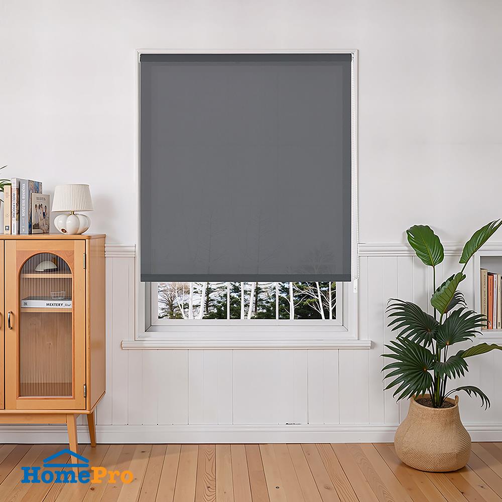 ผ้าม่านม้วน HOME LIVING STYLE SUNSCREEN SUNNY 70x160 ซม. สีเทาเข้ม