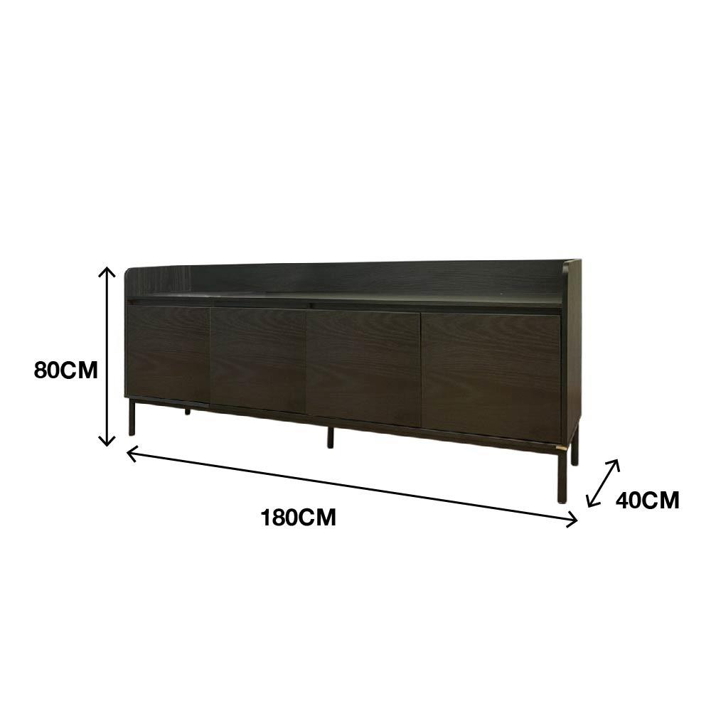 ตู้วางทีวี HARV ECHO 180 ซม. สีวอลนัท/ดำ