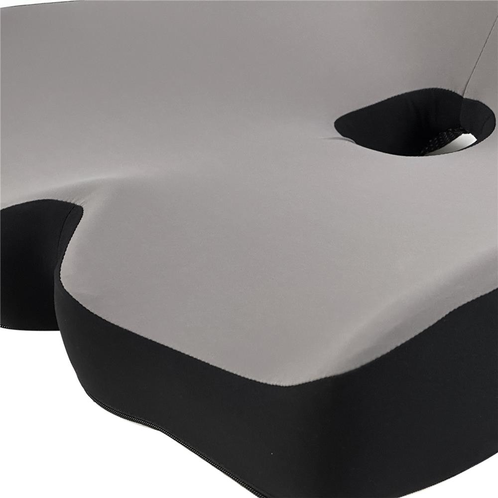 เบาะรองนั่ง HOME LIVING STYLE FROST-H 17.5x15.7 นิ้ว สีดำ/เทา