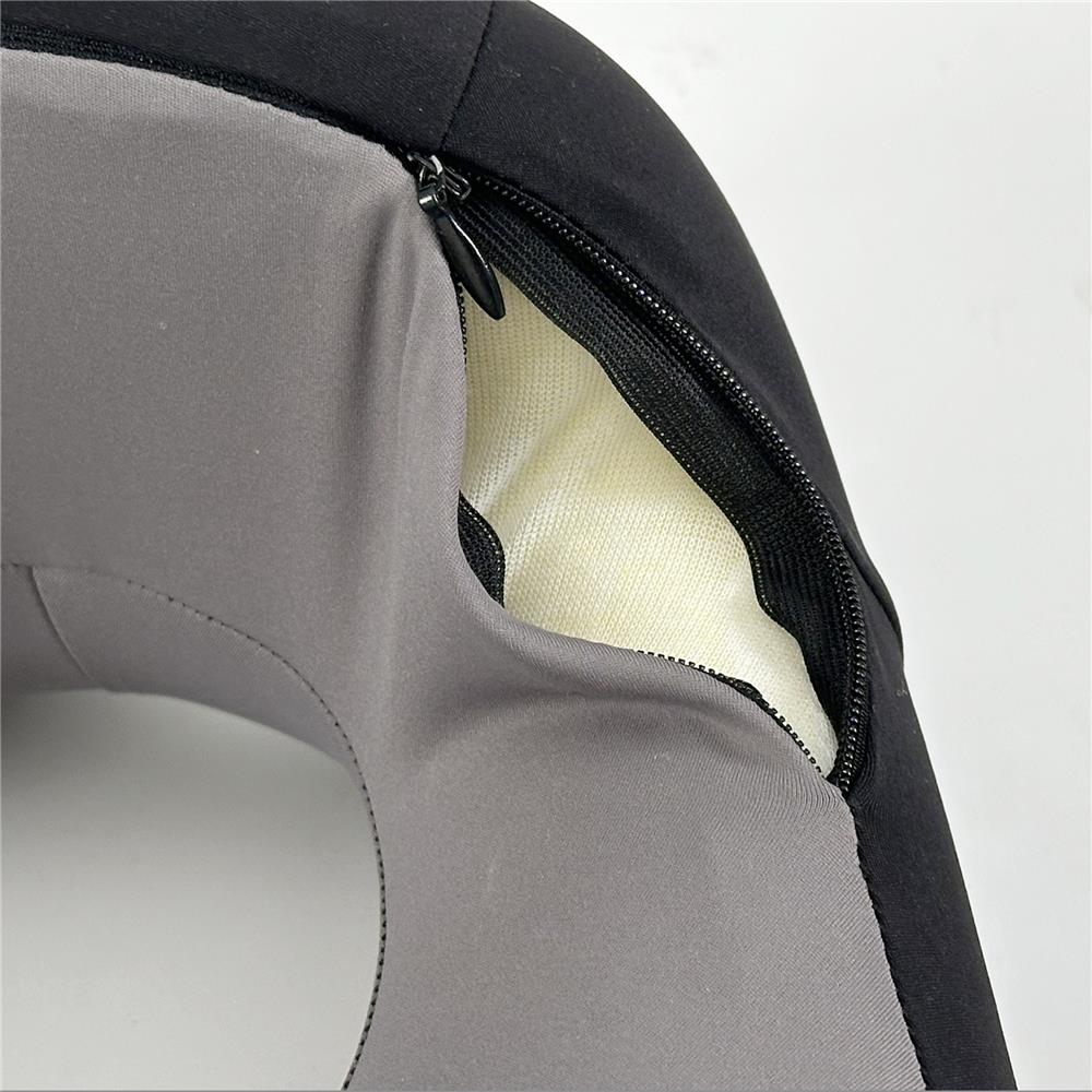 หมอนรองคอ HOME LIVING STYLE FROST-H 11x12 นิ้ว สีดำ/เทา