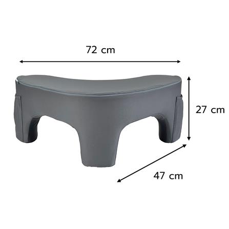 เบาะอเนกประสงค์ HOME LIVING STYLE FROST-H 28x18 นิ้ว สีเทา_12