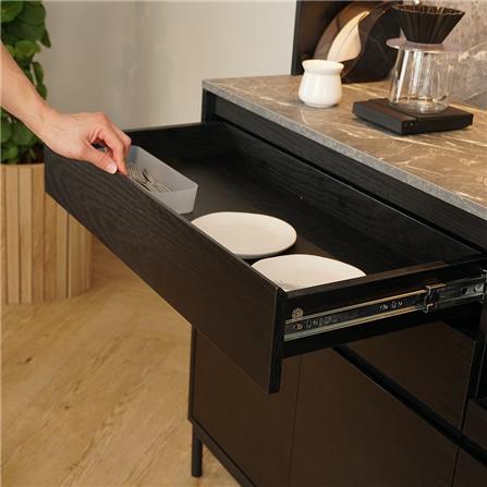 ตู้โชว์ HARV SIDAMO 120 ซม. สีดำ_5