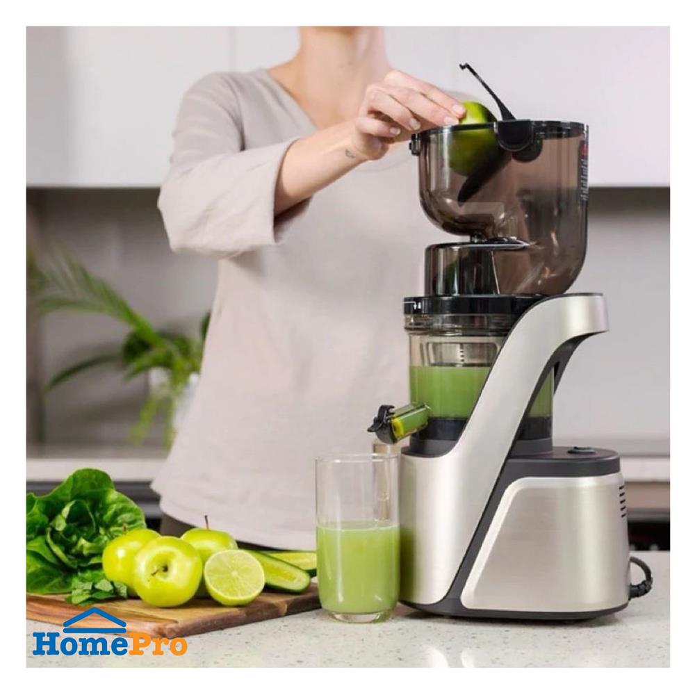 เครื่องสกัดน้ำผลไม้รอบต่ำ BIOCHEF QT01 สีเงิน