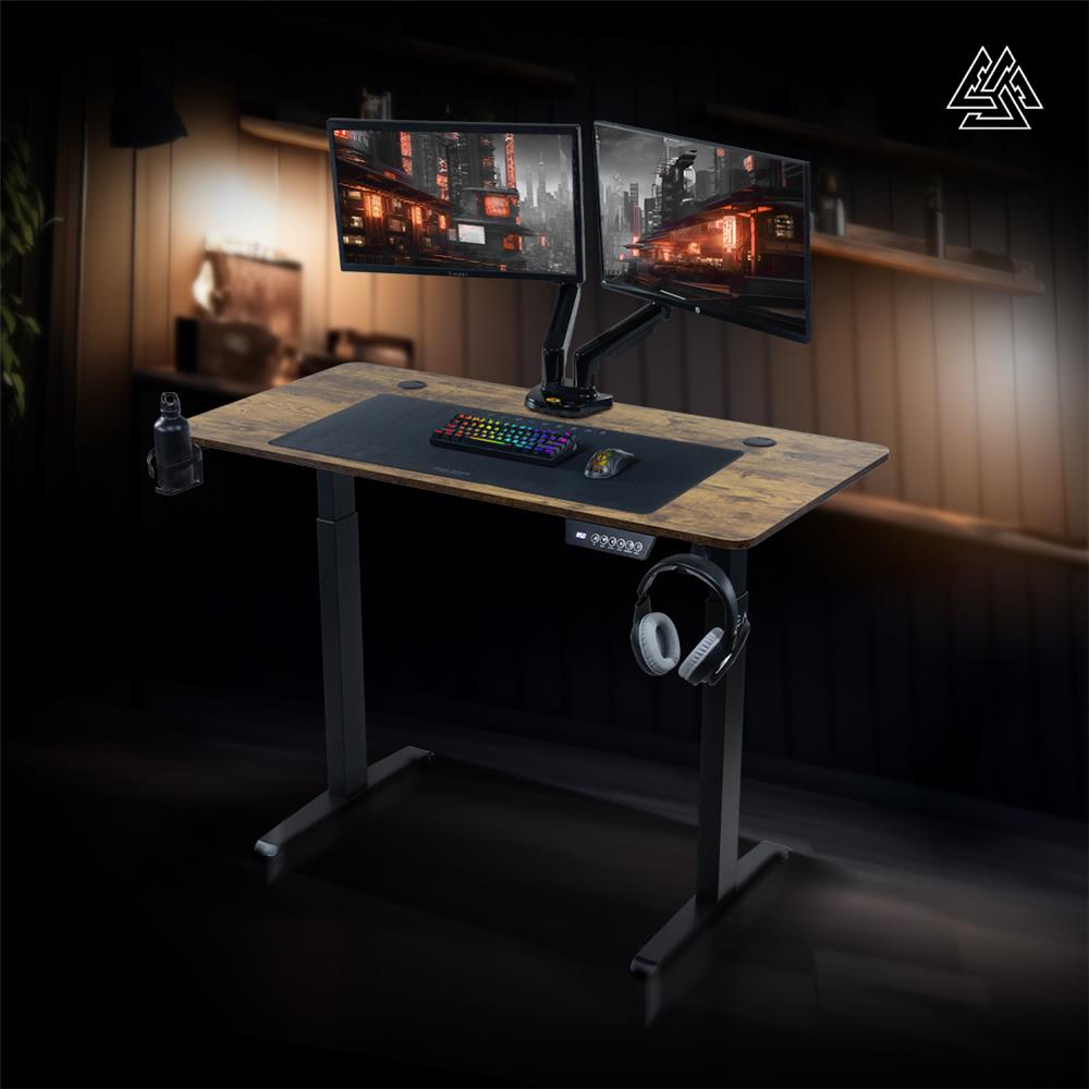 โต๊ะปรับระดับไฟฟ้า EGA GD10 120 ซม. ลายไม้