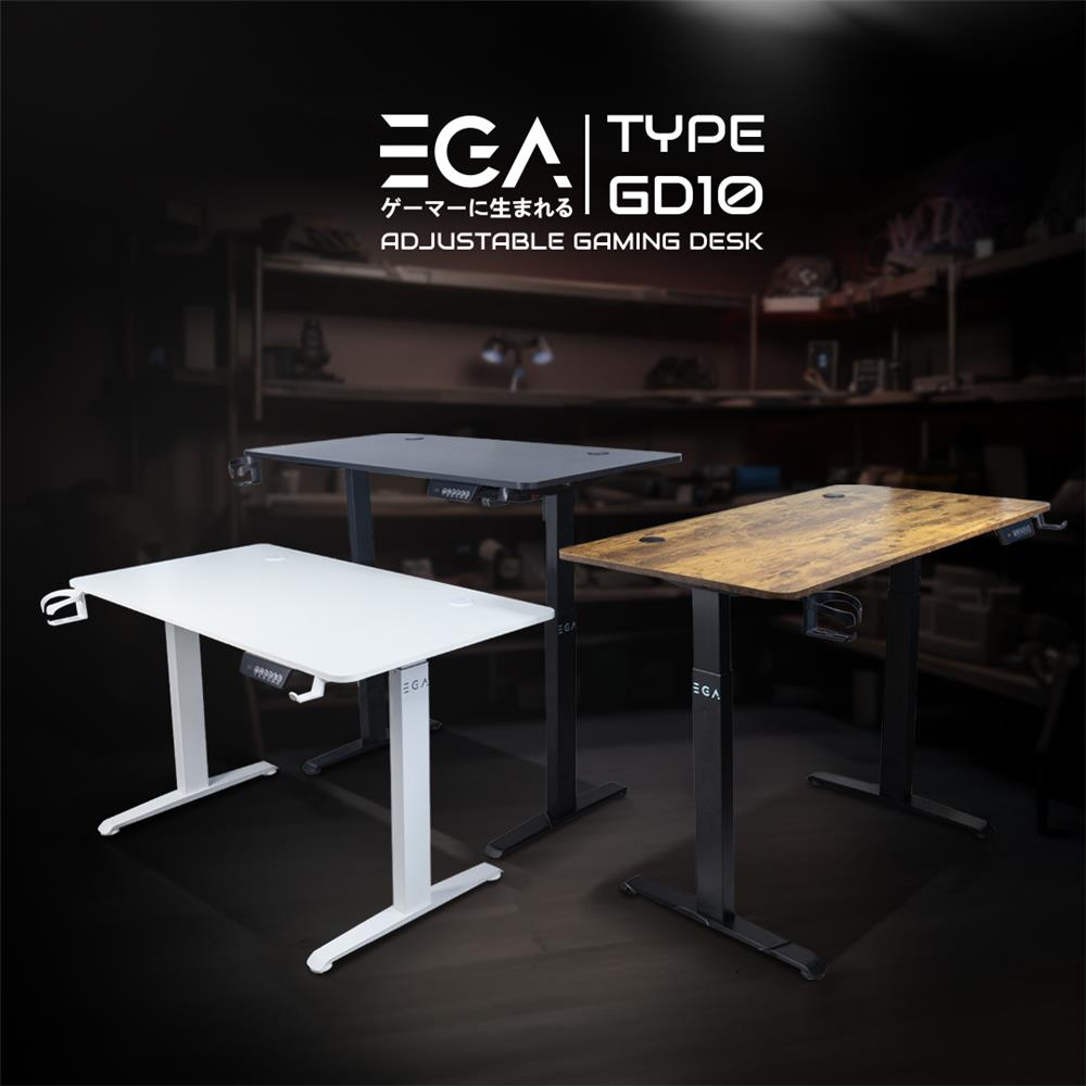 โต๊ะปรับระดับไฟฟ้า EGA GD10 120 ซม. ลายไม้