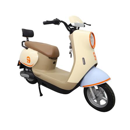 สกู๊ตเตอร์ไฟฟ้า SAGASONIC SA-017 สีครีม