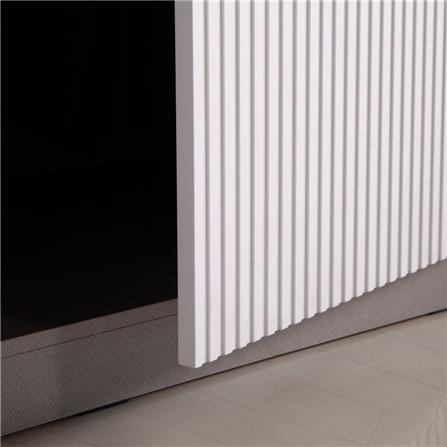 ตู้เสื้อผ้า 2 บานเปิด SB BUILT IN PLUS 59063231 100 ซม. สีเทา_3