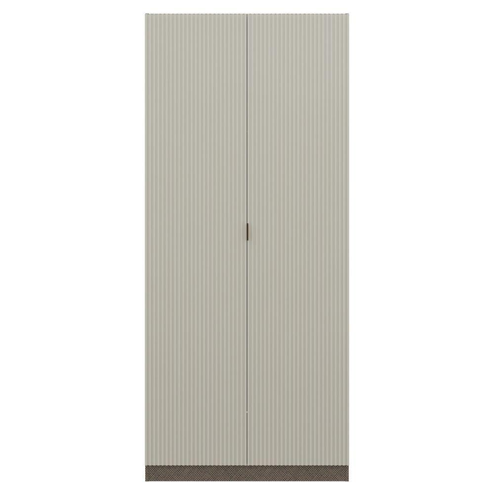 ตู้เสื้อผ้า 2 บานเปิด SB BUILT IN WARDROBE PLUS 59063232 100 ซม. สีเทา