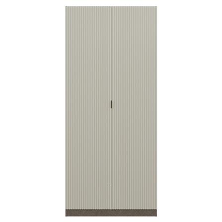 ตู้เสื้อผ้า 2 บานเปิด SB BUILT IN WARDROBE PLUS 59063232 100 ซม. สีเทา_0