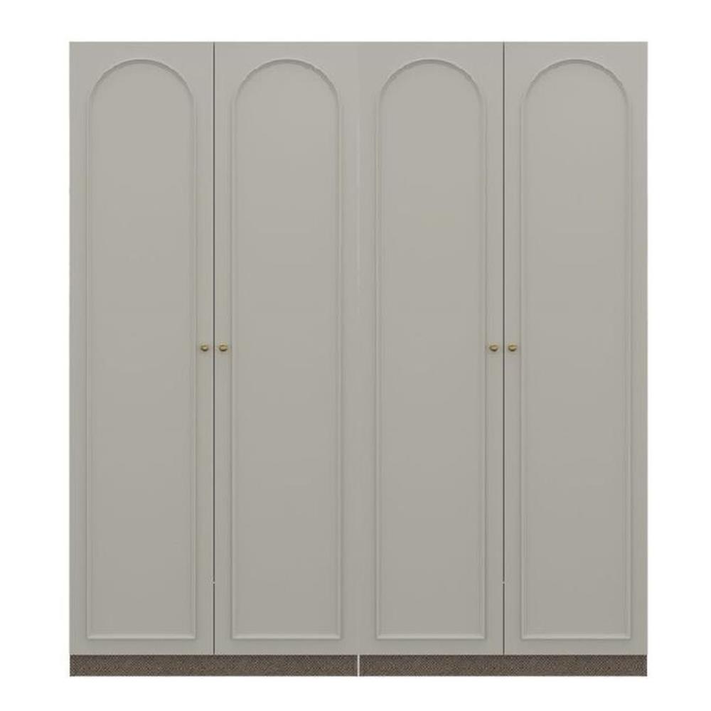 ตู้เสื้อผ้า 4 บานเปิด SB BUILT IN WARDROBE PLUS 59062814 200 ซม. สีครีม