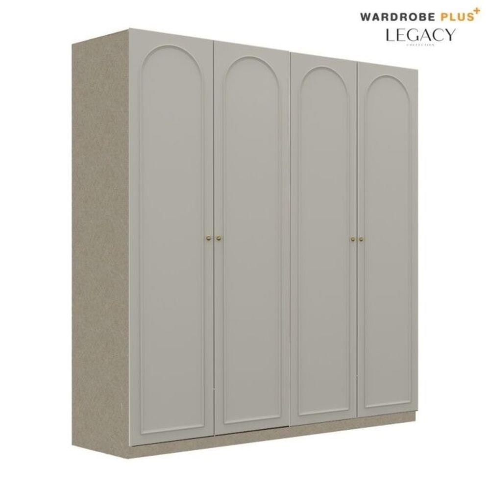 ตู้เสื้อผ้า 4 บานเปิด SB BUILT IN WARDROBE PLUS 59062814 200 ซม. สีครีม