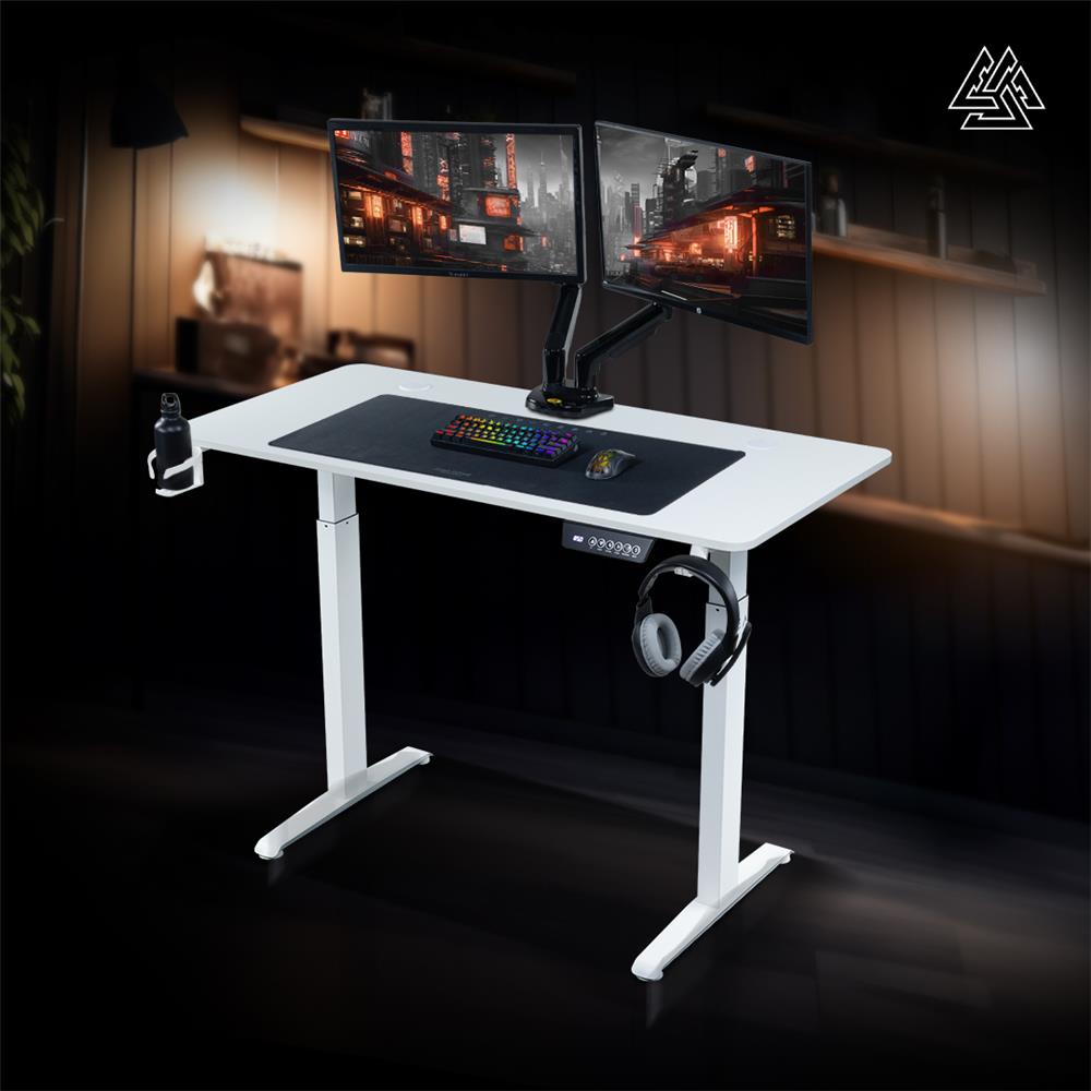 โต๊ะปรับระดับไฟฟ้า EGA GD10 120 ซม. สีขาว