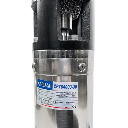 ปั๊มบาดาล บ่อ 6 นิ้ว CAPITAL CPT64003-30 3000 วัตต์_6