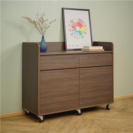 ตู้บานผสม HARV ECHO 120 ซม. สีน้ำตาล_3