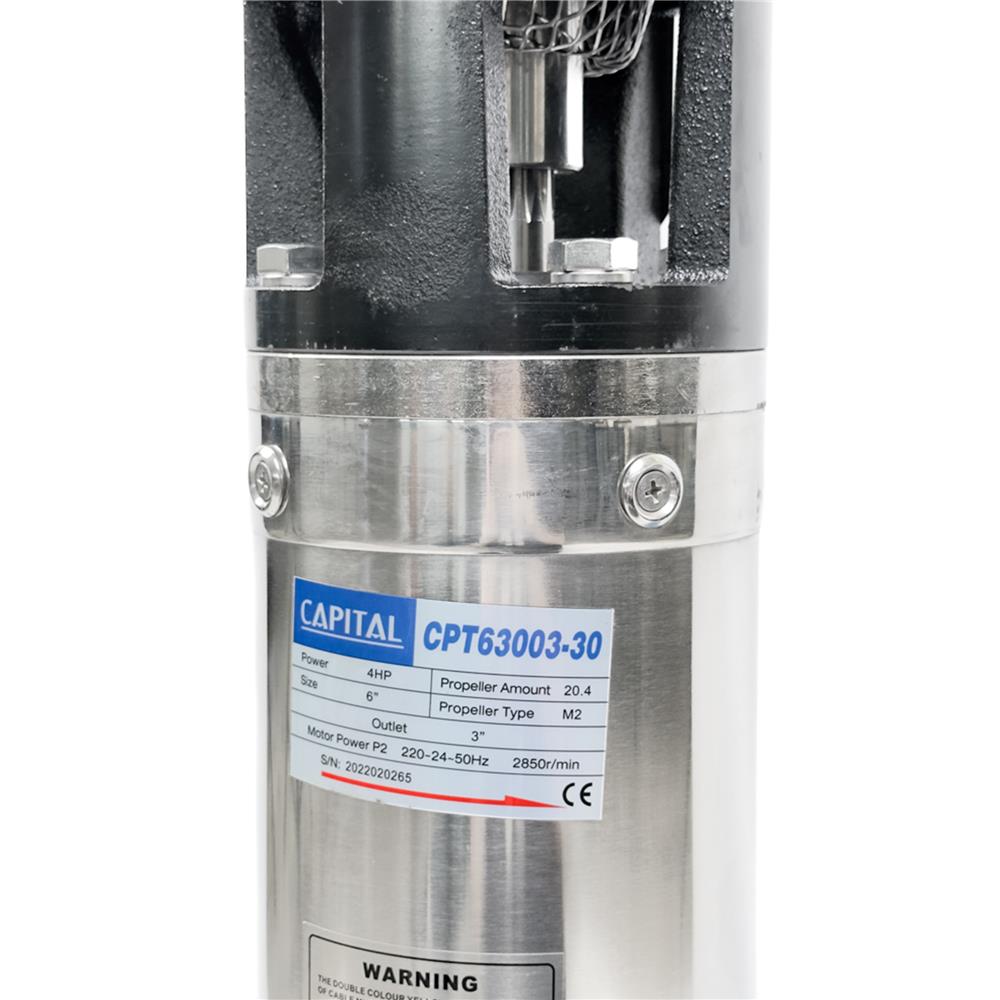 ปั๊มบาดาล บ่อ 6 นิ้ว CAPITAL CPT63003-30 3000 วัตต์