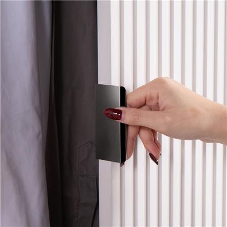 ตู้เสื้อผ้า 4 บานเปิด SB BUILT IN WARDROBE PLUS 59063234 200 ซม. สีเทา_2