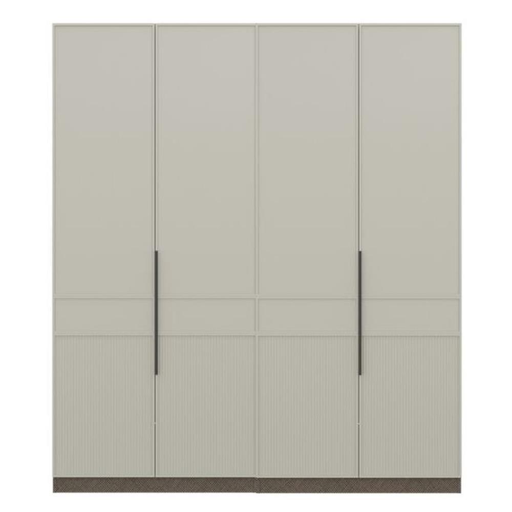 ตู้เสื้อผ้า 4 บานเปิด SB BUILT IN WARDROBE PLUS 59062863 200 ซม. สีเทา